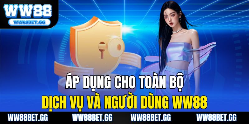 Áp dụng cho toàn bộ dịch vụ và người dùng WW88.