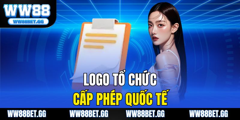 Logo tổ chức cấp phép quốc tế.