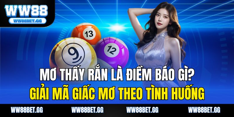 Mơ Thấy Rắn Là Điềm Báo Gì? Giải Mã Giấc Mơ Theo Tình Huống