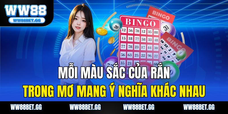 Mỗi màu sắc của rắn trong mơ mang ý nghĩa khác nhau